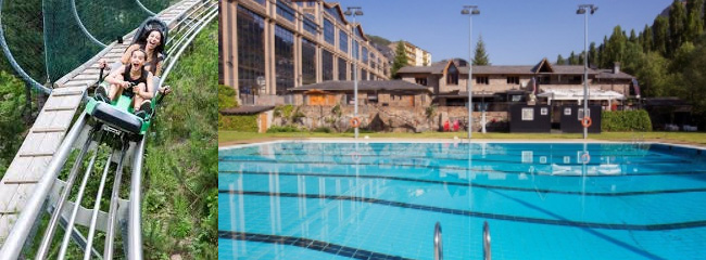 oferta hotel 2 noches con piscina + entrada aventura Naturland