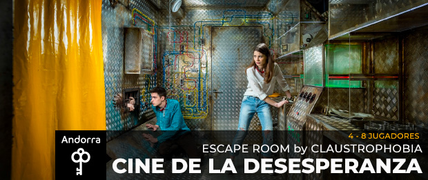 Escape Room Andorra - Cine de la Desesperanza - By Claustrophobia - Andorra