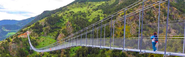 Pont Tibetà Canillo - Pasarela colgante